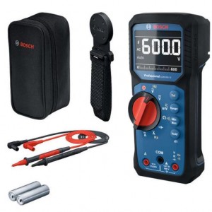 Multímetro BOSCH GDM 600-15 Profesional CAT III 600 V con portaimán - 0601077301