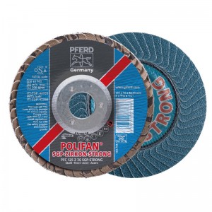 Disco de láminas PFERD lijadoras POLIFAN PFC Z SGP-STRONG