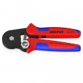 Alicate para crimpar terminales KNIPEX punteras huecas, autoajustable, máx. 16,0 mm²