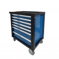 Carro de herramientas SINEX 7 cajones con 175 herramientas cromo-vanadio, azul