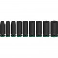 Set de vasos BOSCH PRO Impact, Socket 1/2", largos, 9 unidades