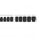 Set de vasos BOSCH PRO Impact, Socket 3/8", estándar, 9 unidades