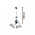 Torre de iluminación a batería PRO HEAVY DUTY BOSCH GLT 18V-5000 con trípode 2,2 metros