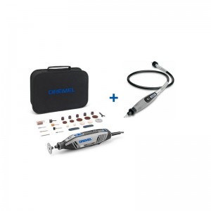 Kit especial multiherramienta DREMEL 4250 175W con 35 accesorios y eje flexible con maleta - F0134250KA