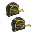 Pack Flexómetros STANLEY® TYLON DUAL LOCK S/TAPE 5mx19mm + 8mx25mm - STHT074260
