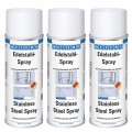 Spray Acero Inoxidable WEICON para revestimiento superficial, 400 ml