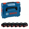 Pack 6 Baterías BOSCH GBA 18V 4.0Ah + Maleta