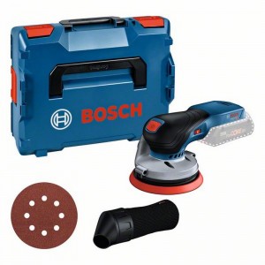 Lijadora Excéntrica a Batería BOSCH GEX 18V-125 EC + Accesorios