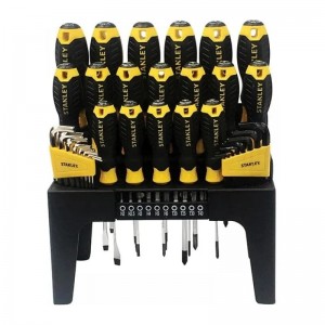 Juego de destornilladores STANLEY® ™, llaves allen y puntas con soporte, 44 piezas