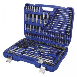 Juego de vasos hexagonales IRIMO con carracas de 1/4", 1/2" y 3/8" con 216 piezas - 130-216-4