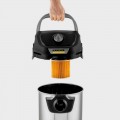 Aspirador para agua/polvo KARCHER KWD 3 S V-17/4/20 INOX con accesorios, 1000W 17 litros
