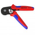Alicate para crimpar terminales KNIPEX punteras huecas, autoajustable, máx. 16,0 mm²
