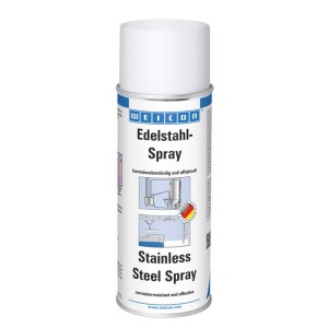 Spray Acero Inoxidable WEICON para revestimiento superficial, 400 ml