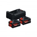 Power set con 2 baterías 5.5 Ah BOSCH EXPERT EXBA18V-55 + cargador GAL12V/18V-80 - 1600A0373P