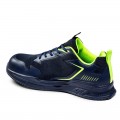 Zapato de seguridad SPARCO TURBO FLINGER ESD S1PS SR FO Azul marino / Lima