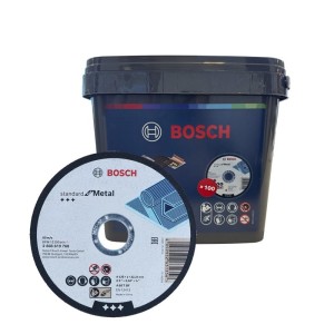 Cubo de discos de corte BOSCH Standard for Metal 125x1 mm, 100 uds - 061599765G