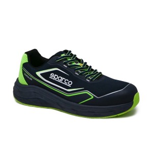 Zapato de seguridad SPARCO IMPULSE WILLEN ESD S1PS SR FO HRO, negro/verde