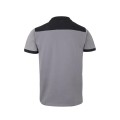 Polo de manga corta STRETCH VELILLA bicolor, gris/negro