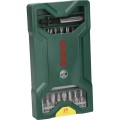 Taladro de percusión BOSCH EasyImpact 18V-40 con 2 baterías de 2.0 Ah + maleta + SET 25 puntas de atornillar