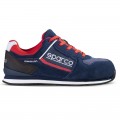 Zapato de seguridad SPARCO GYMKHANA TACOMA ESD S3 SRC HRO, azul marino/rojo