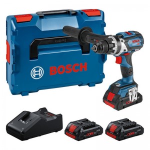 Taladro Atornillador a Batería BOSCH GSR 18V-110 C + 3x4.0Ah ProCORE + Cargador + Maleta