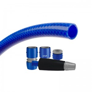 Mangueras reforzada TATAY 5/8" (rollo 20 m.) equipado azul - 9935205