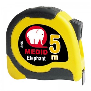 Flexómetro 5 metros MEDID Bimaterial 5mx19mm - 8195