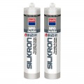 Silicona KRAFFT formador de juntas SILKRON SPG negro, 300 ml - 54293