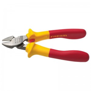Alicate de corte diagonal FACOM - Altas prestaciones - Aislado 1.000 Voltios, 160 mm, capacidad Cu 0,7 - 4,0mm - 192.16V