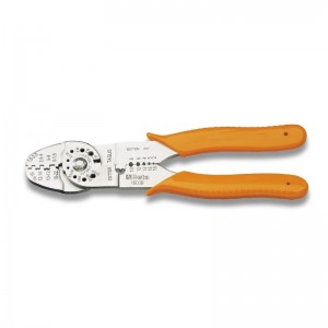Alicate BETA para terminales no aislados abiertos, modelo estándar, 220mm, 0-8mm² - 1603B