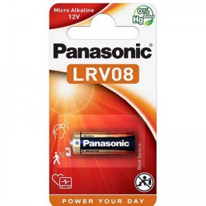 Pila alcalina PANASONIC LRV08 en blister