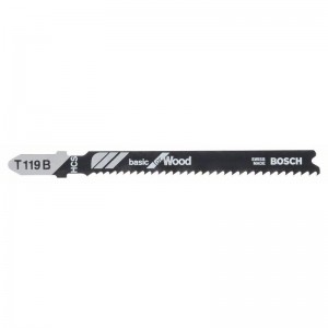 Hoja de sierra de calar BOSCH T 119 B Basic para madera - 2608630037