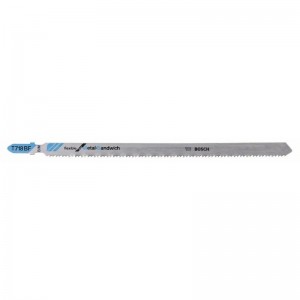 Hoja de sierra de calar BOSCH T 718 BF Metal- Sandwich (blister 3 uds) - 2608636335