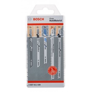 Juego de 15 hojas de sierra de calar BOSCH multimaterial 14+1 - 2607011438