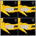 Cuchilla rectangular OLFA de 17,8x40 mm utilizable en 4 posiciones - SKB-10/10B