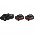 Set BOSCH Taladro GSB 18V-55 + Amoladora GWS 18V + 2x4.0Ah + Cargador + Bolsa