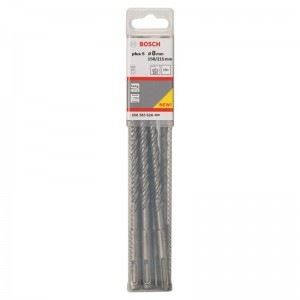 Estuche de 10 brocas para martillos perforadores BOSCH SDS plus-5, 8 x 150 x 215 mm - 2608585624
