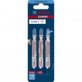 Hoja de sierra de calar BOSCH EXPERT Stainless Steel T 118 AHM, 3 unidades - 2608900561