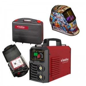 Equipo soldadura INVERTER para electrodos 210-ND BESTER BY LINCOLN ELECTRIC con maleta y pantalla STREETART - B18258-1-P
