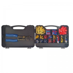 Kit especial automoción herramienta crimpado BM GROUP BM 536 + surtido de terminales y conectores - BMP044