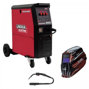 Equipo soldadura LINCOLN QUICKMIG® 300 COMPACT + antorcha LINCGUN® PROMIG® 300 + pantalla EUROONE