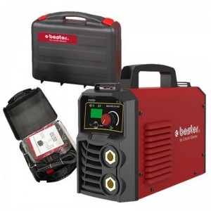 Equipo soldadura para electrodos inverter BESTER 210-ND con maleta - BY LINCOLN ELECTRIC B18258-1-P