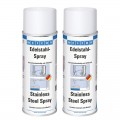 Spray Acero Inoxidable WEICON para revestimiento superficial, 400 ml