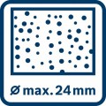 Martillo Perforador a Batería BOSCH GBH 18V-24 C SDS Plus + 2x5.0Ah + Cargador + Maleta