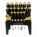 Juego de destornilladores STANLEY® ™, llaves allen y puntas con soporte, 44 piezas