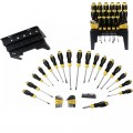 Juego de destornilladores STANLEY® ™, llaves allen y puntas con soporte, 44 piezas