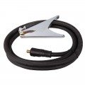 Cable de masa de 16mm con pinza de 200Ah DINSE 25 y 1.6 metros