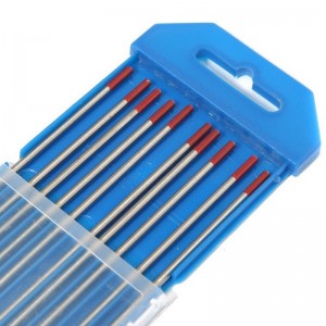 Electrodo de tungsteno ROJO, caja de 10 unidades
