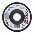 Disco de láminas BOSCH X-LOCK cónico de 125 mm para metal