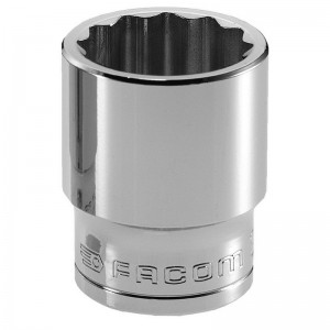 Vaso FACOM 1/2" 12 caras métricos - S